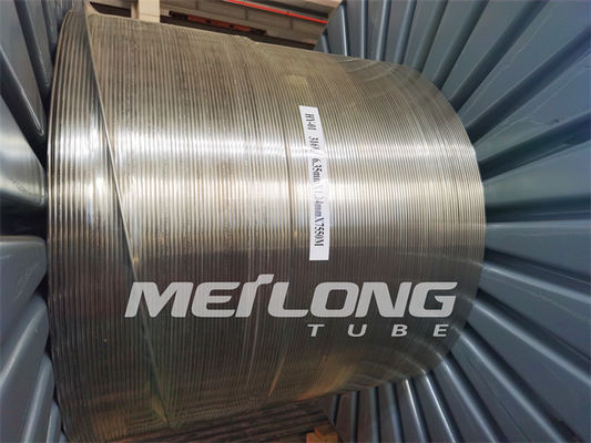OEM خط شعري التحكم الهيدروليكي لفائف أنابيب الفولاذ المقاوم للصدأ 1/4 '' OD X 0.049 '' WT