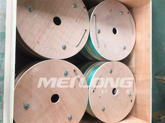 أنابيب لفائف الفولاذ المقاوم للصدأ عالية الشد Ss خط التحكم في الأنبوب الشعري ASTM A789 UNS S32205