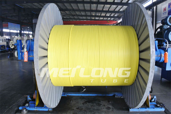 خط التحكم في الأنبوب الشعري المغلف PVDF المسطح لآبار النفط والغاز