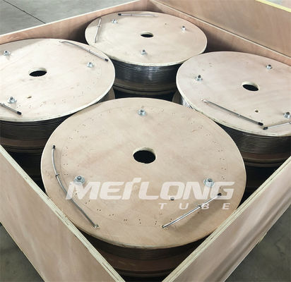 SS316L خط الأنابيب الشعرية الملتف ذو الضغط العالي Inconel 625
