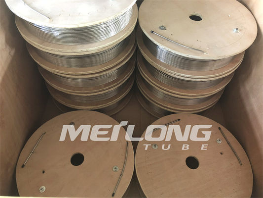 1/4 '' OD X 0.065 '' WT TP316L خط التحكم الهيدروليكي للأنابيب الشعرية الرقيقة