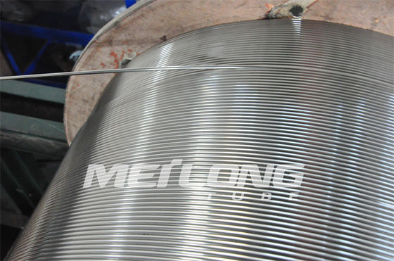 دوبلكس 2205 الفولاذ المقاوم للصدأ ملفوف أنابيب خط التحكم الأنابيب 3/8 '' OD X 0.049 '' WT