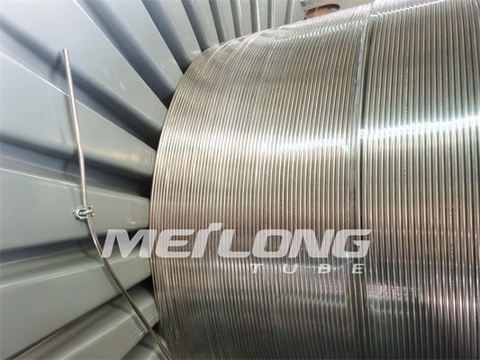 3/8 '' OD X 0.049 '' WT أنابيب ملفوفة شعرية دوبلكس 2205 الفولاذ المقاوم للصدأ لآبار الغاز