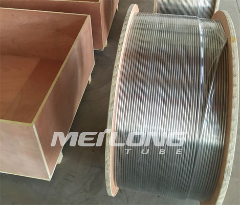 3/8 ''Od X 0.065'' بالوزن خط حقن الأنابيب الحرارية الأرضية في قاع البئر ملفوف معدني
