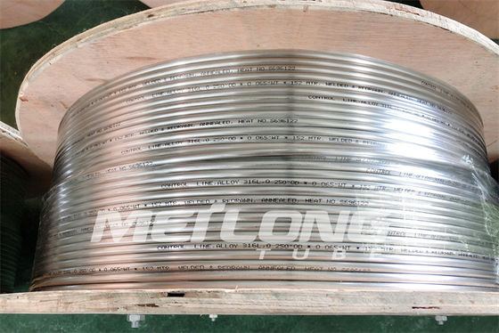 1/2 '' OD X 0.065 '' أنابيب سبائك النيكل أنابيب الطاقة الحرارية الأرضية قاع البئر دوبلكس 2205