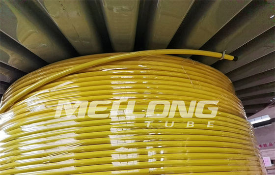 TPE PVDF خط التحكم المغلف سوبر دوبلكس 2507 أنابيب خط التحكم الشعري