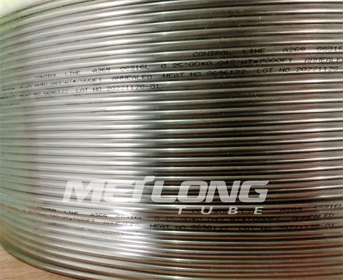 خط الحقن الكيميائي لأنابيب سبائك النيكل ASTM B423 Inconel 625 825 Tubing