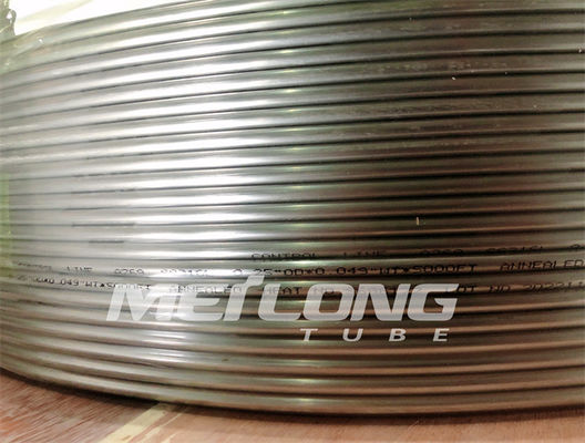 خط الحقن الكيميائي لأنابيب سبائك النيكل ASTM B423 Inconel 625 825 Tubing