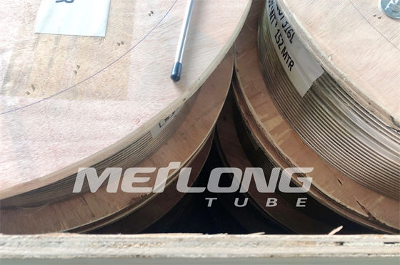 صلب Ss الأنابيب الهيدروليكية الفولاذ المقاوم للصدأ الأنابيب الشعرية 1/4 ''Od X 0.065'' Wt
