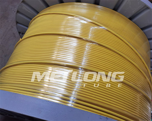 PVDF 12000M خط التحكم المغلف الأنابيب المستديرة الشعرية المستطيلة الملفوفة