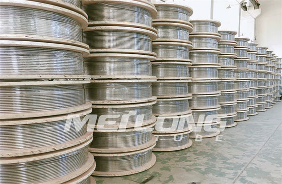 أنبوب شعري غير قابل للصدأ ASTM أنبوب شعري غير قابل للصدأ 12000 متر صلب مع تركيبات الطويق